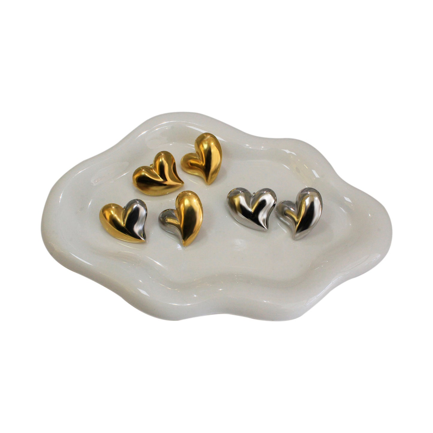 ARETES CORAZÓN CHUNKY