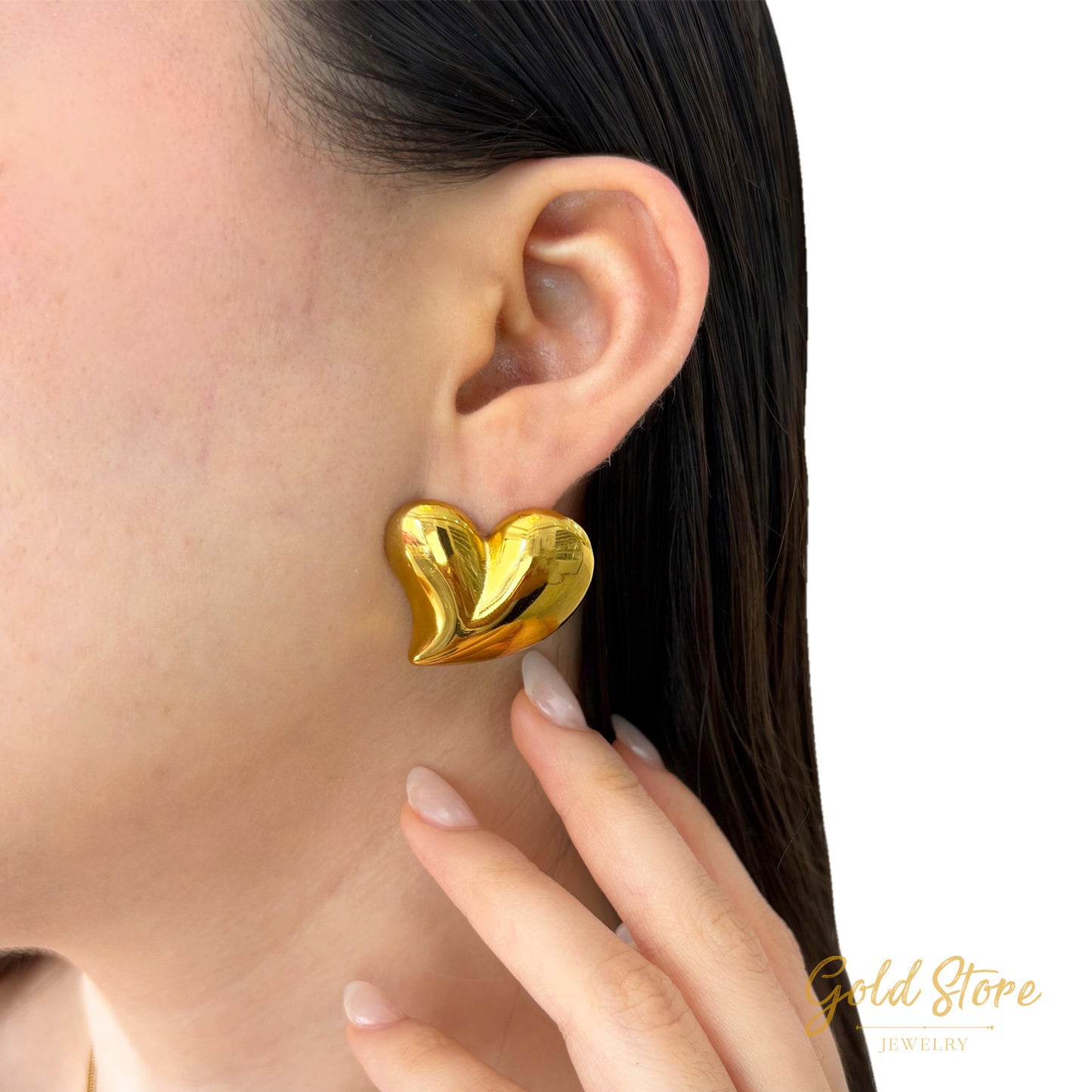 ARETES CORAZÓN CHUNKY