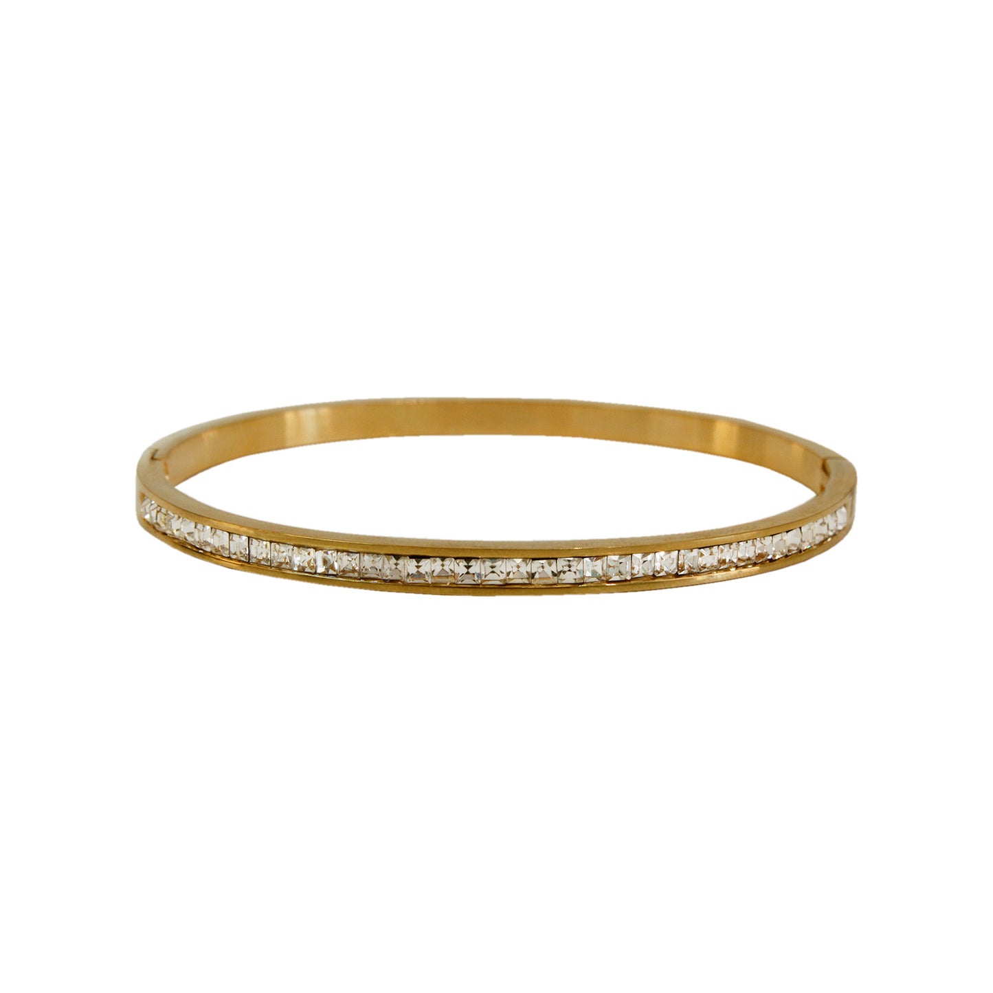 BRAZALETE CON BRILLANTES TIPO CANAL