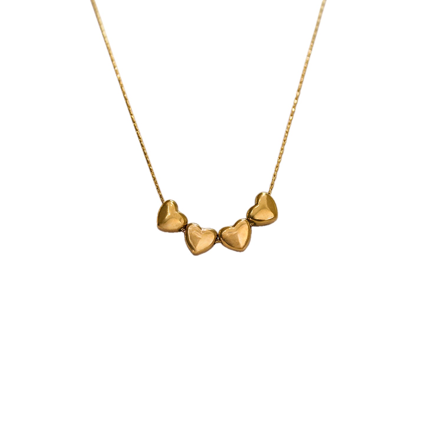 COLLAR 4 CORAZONES MINI