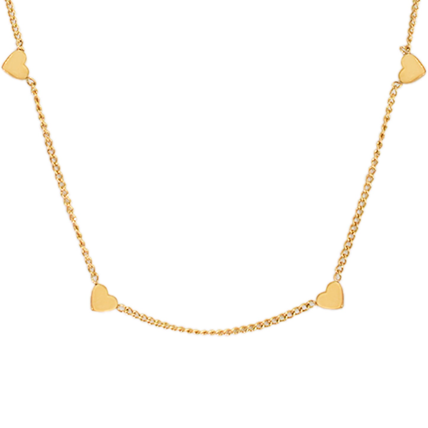 COLLAR 9 CORAZONES MINI