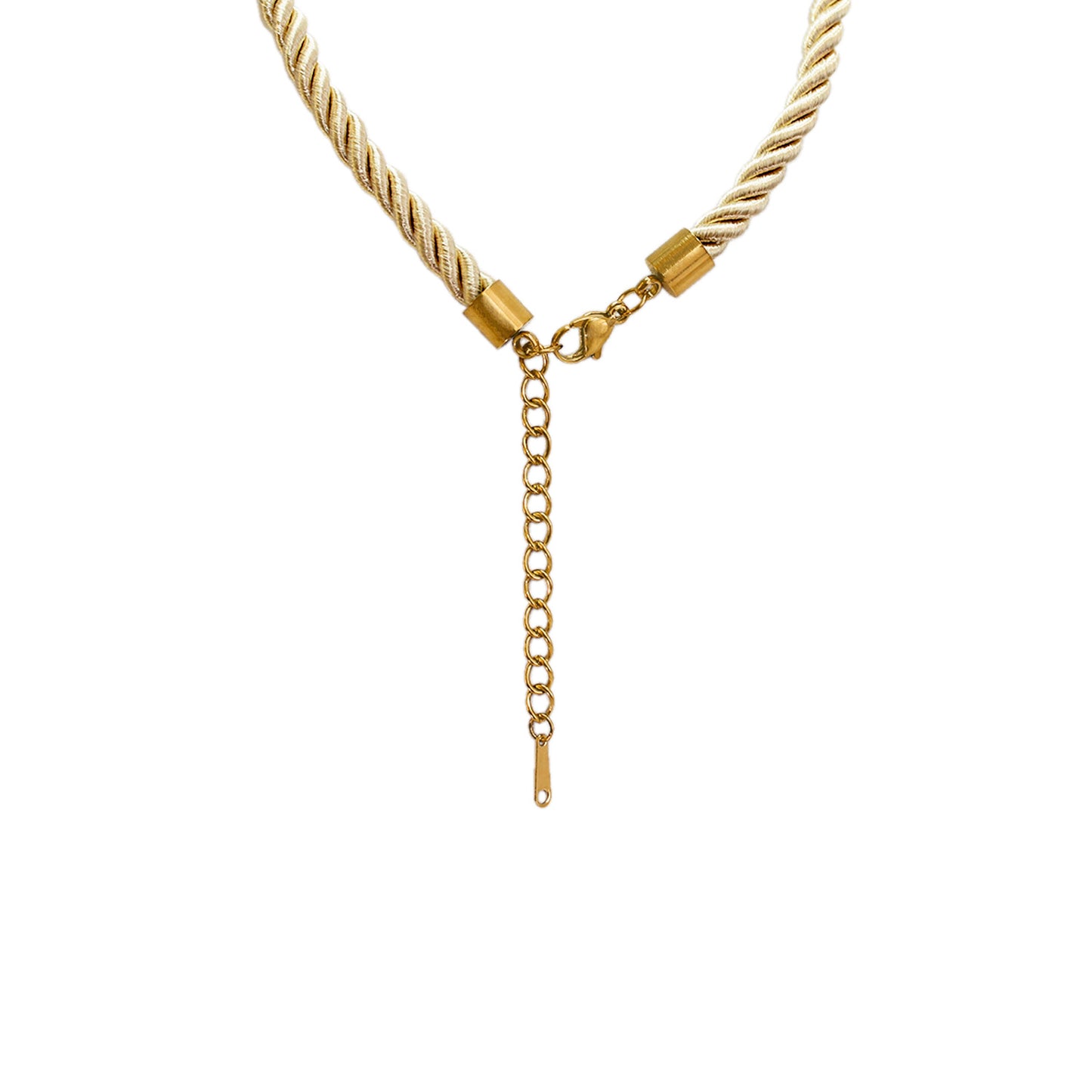 COLLAR CARACOL CHUNKY CON CORDÓN