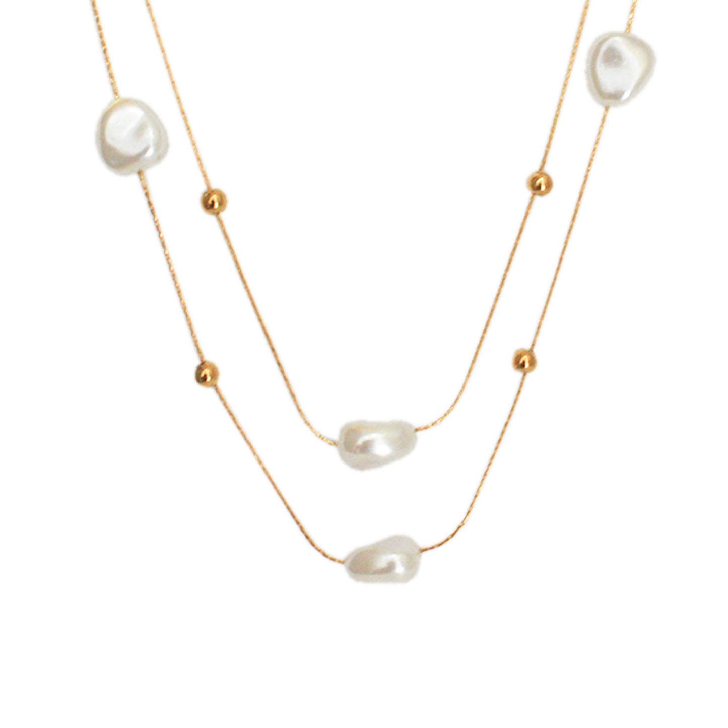 COLLAR DE PERLAS DOBLE