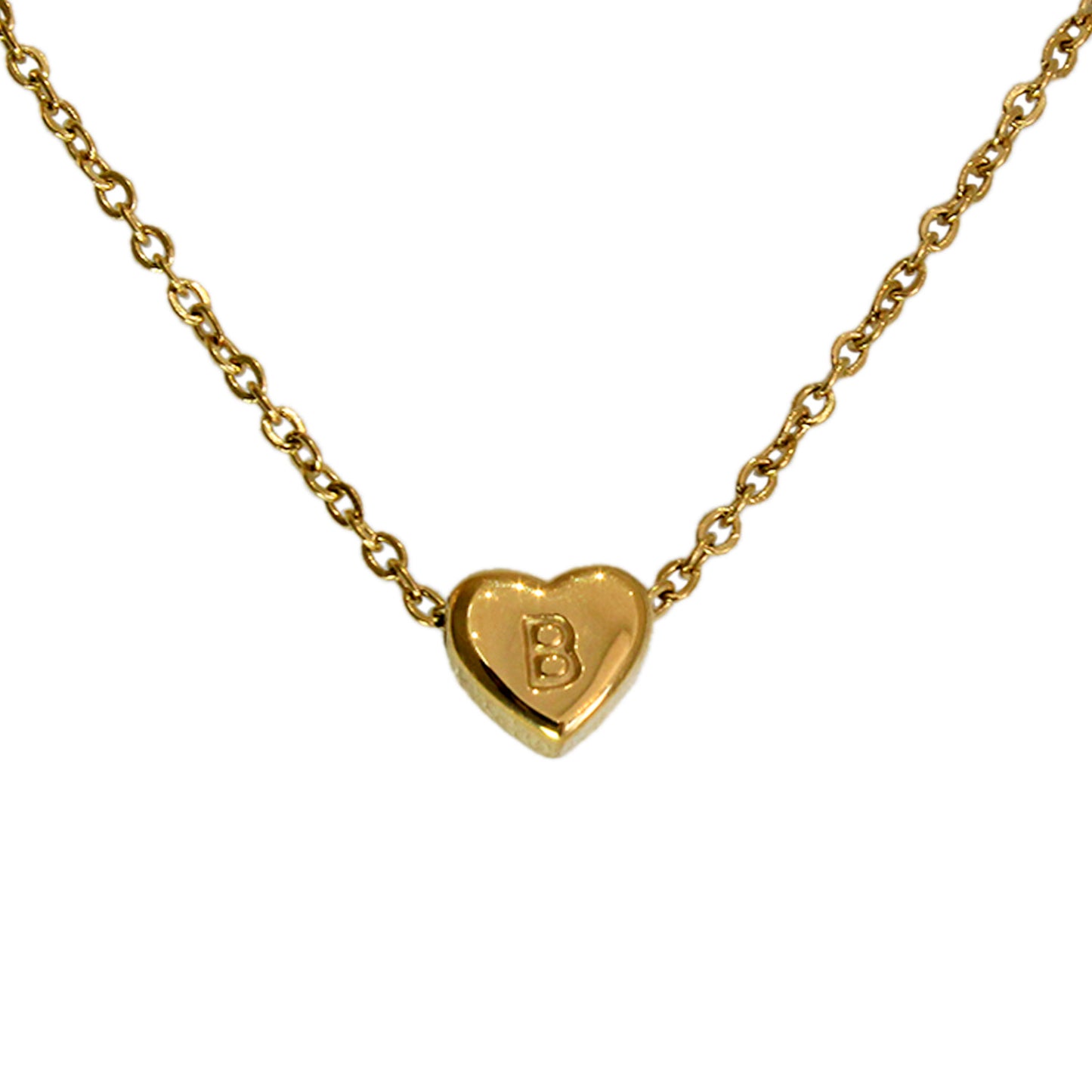 COLLAR MINI CORAZON DE INICIAL
