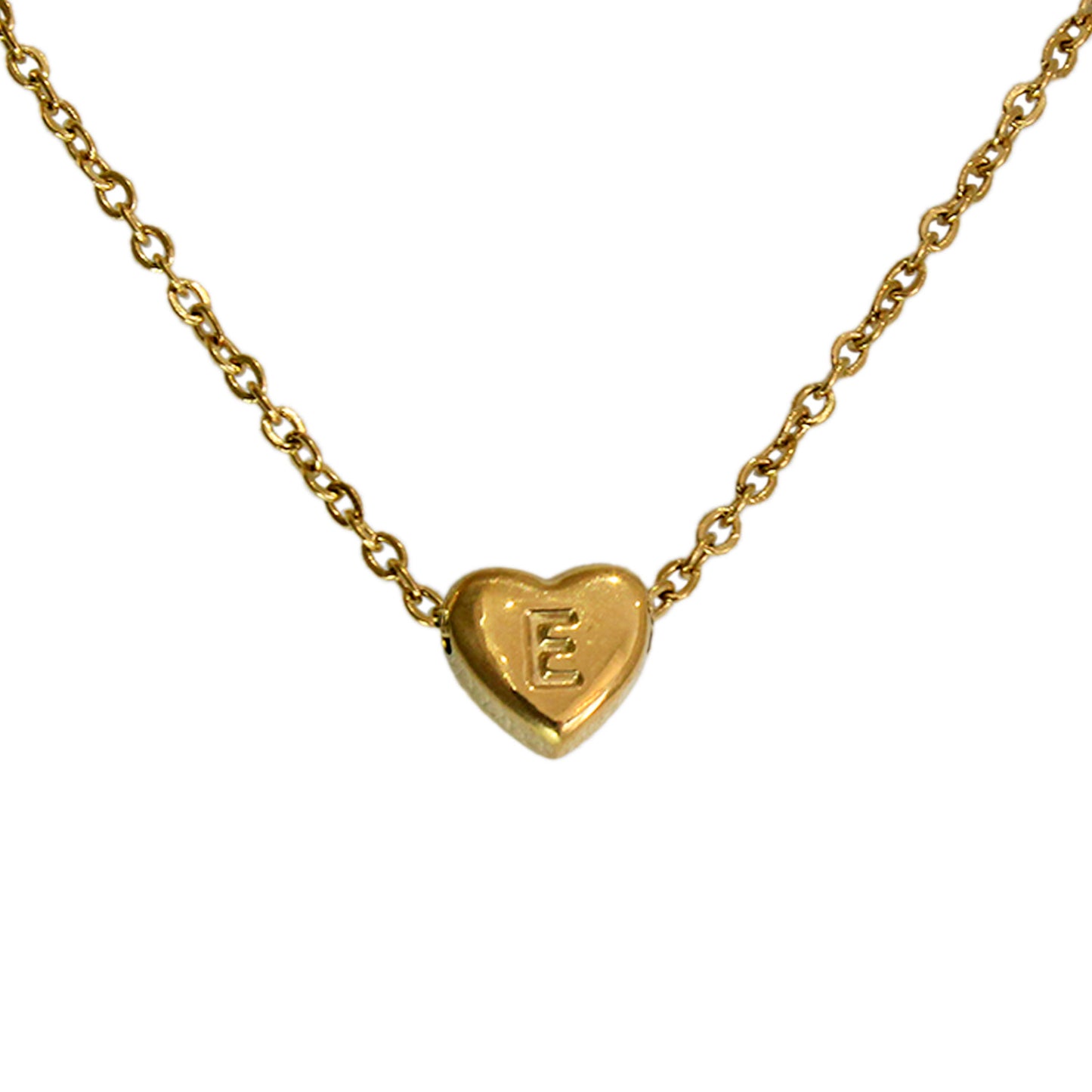 COLLAR MINI CORAZON DE INICIAL