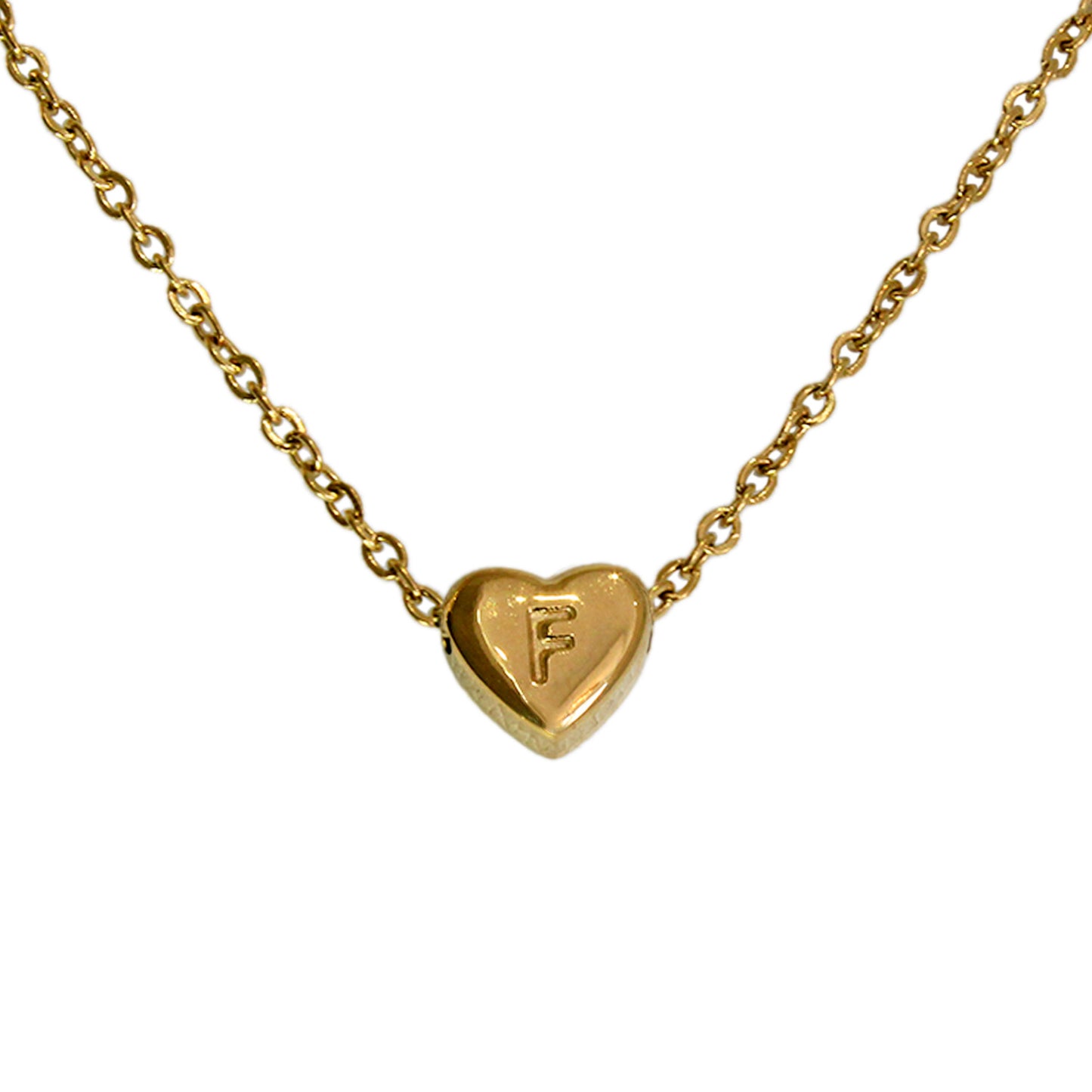 COLLAR MINI CORAZON DE INICIAL