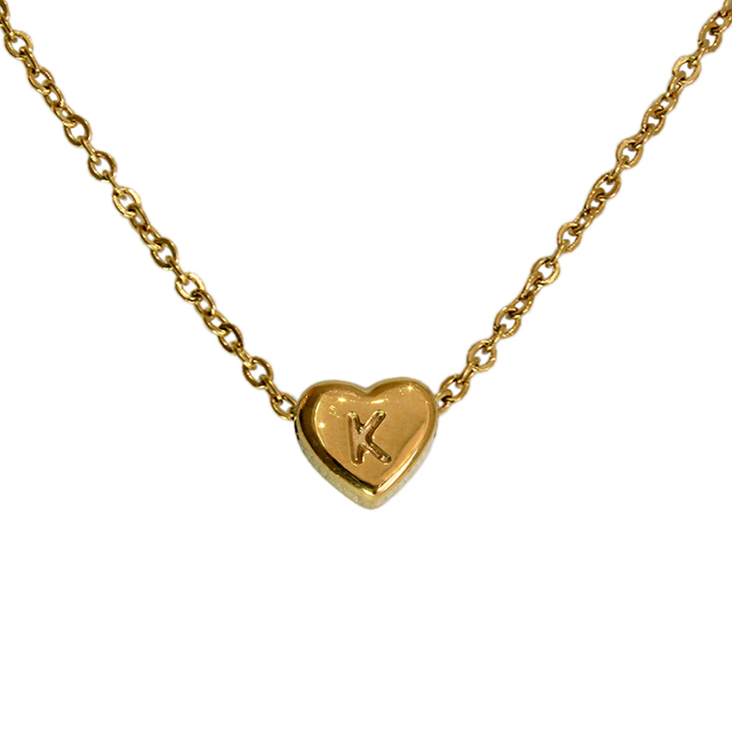 COLLAR MINI CORAZON DE INICIAL
