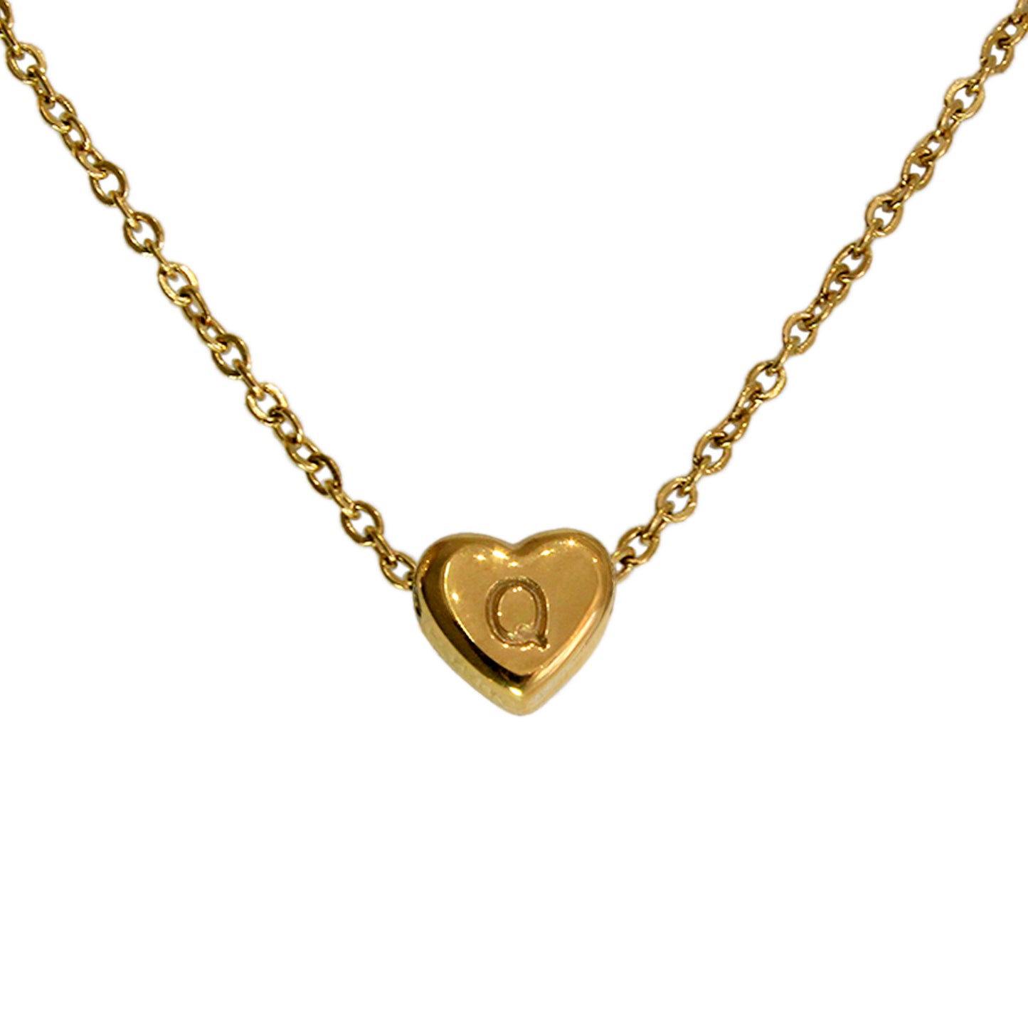 COLLAR MINI CORAZON DE INICIAL
