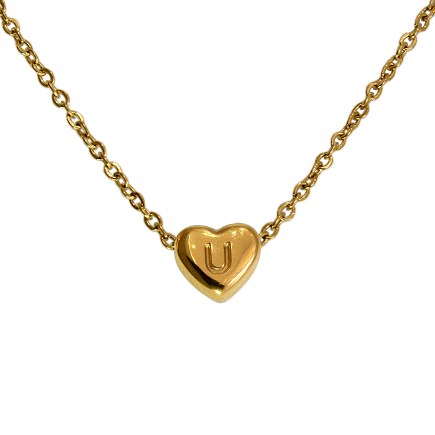 COLLAR MINI CORAZON DE INICIAL