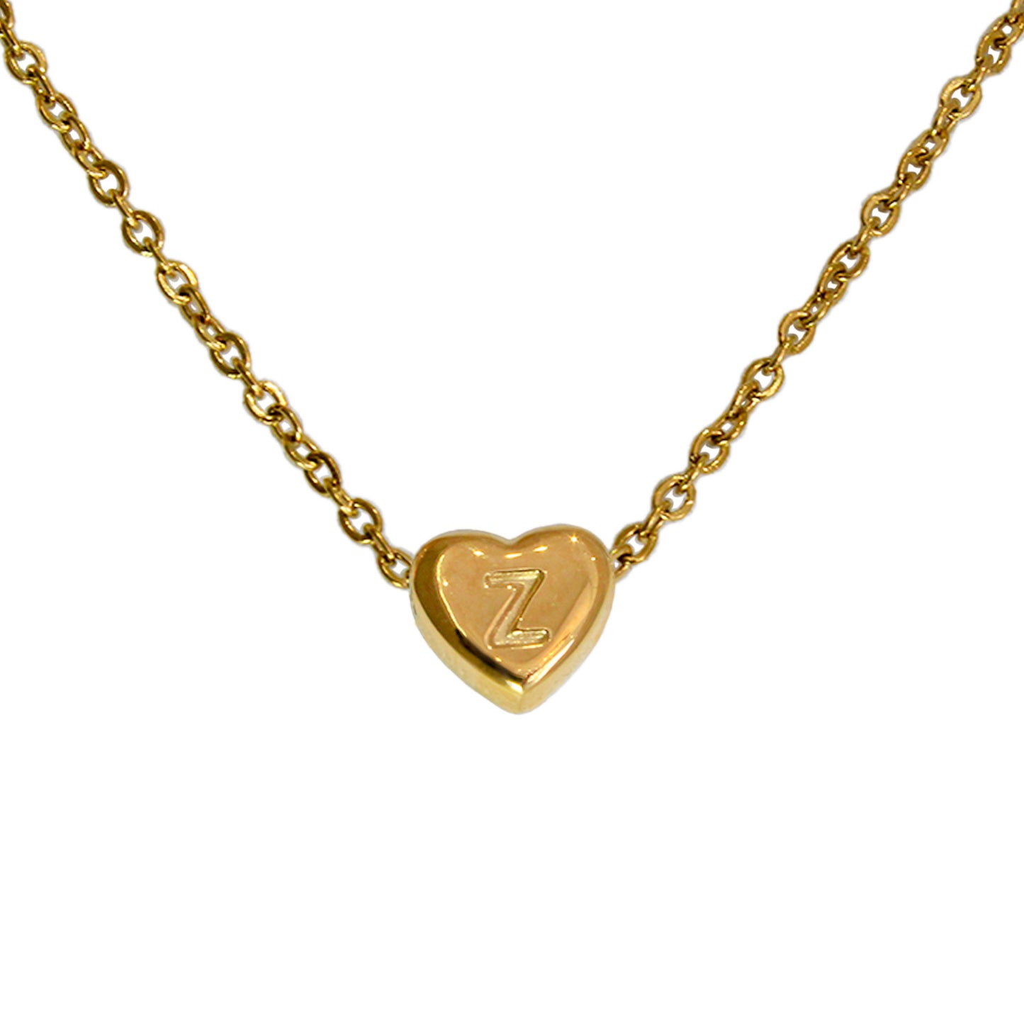 COLLAR MINI CORAZON DE INICIAL