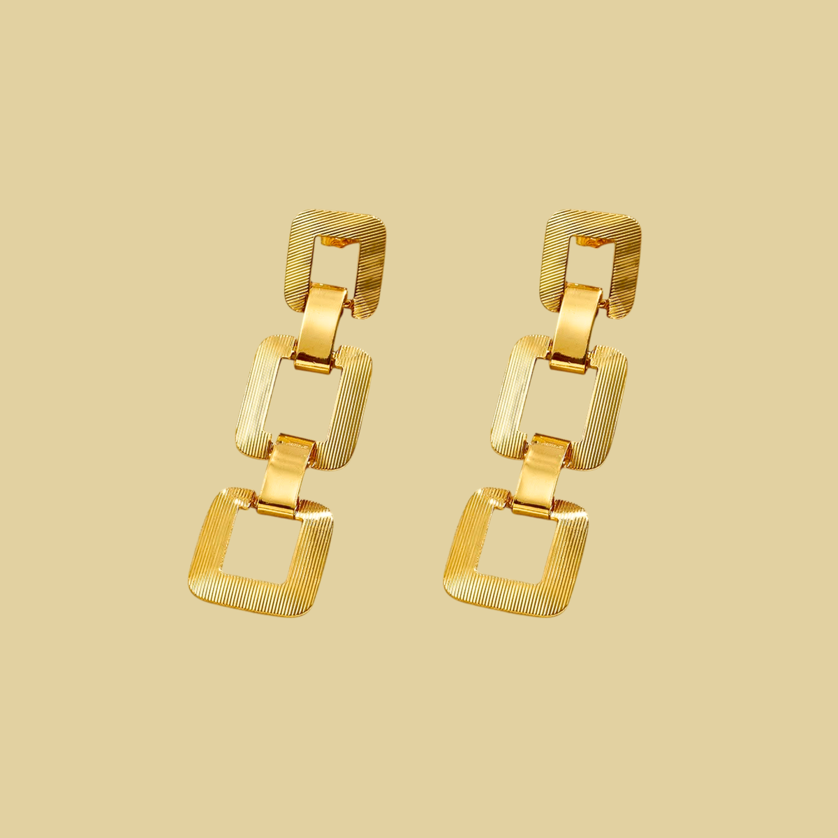 ARETES LARGOS CUADRADOS