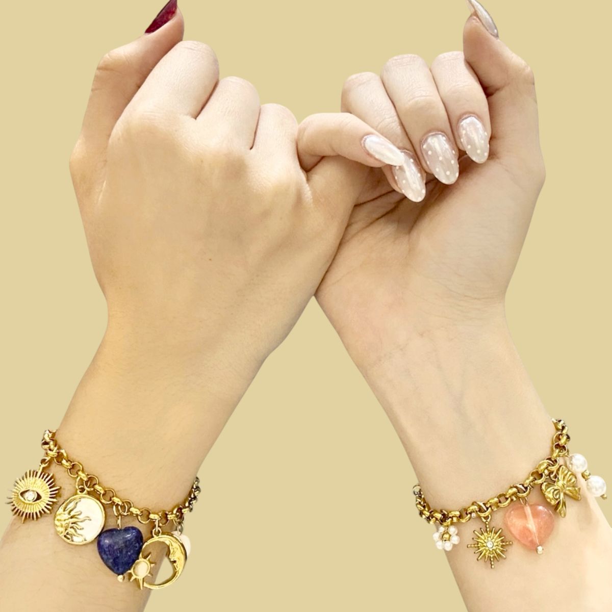 PULSERA PERSONALIZADA 5 CHARMS