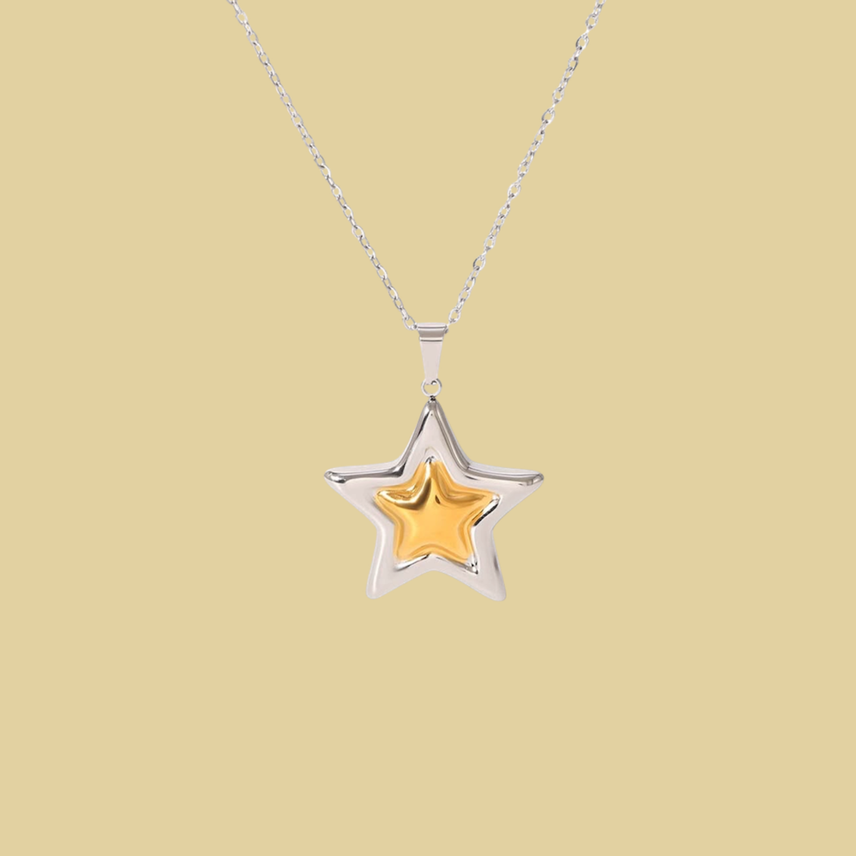 COLLAR ESTRELLA BICOLOR