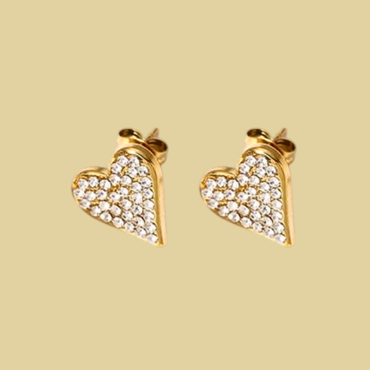 ARETES CORAZON ZIRCONIAS