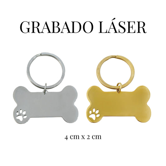 PLACA PARA PERRITO HUELLITA CHICA