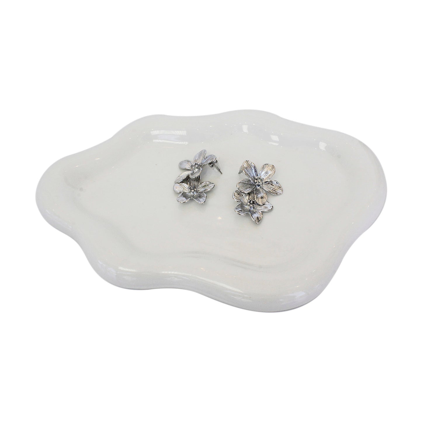 ARETES FLOR DOBLE