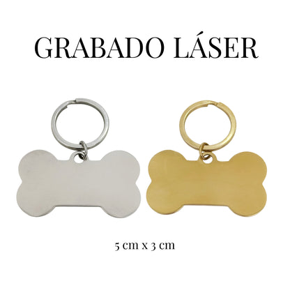 PLACA PARA PERRO LISA