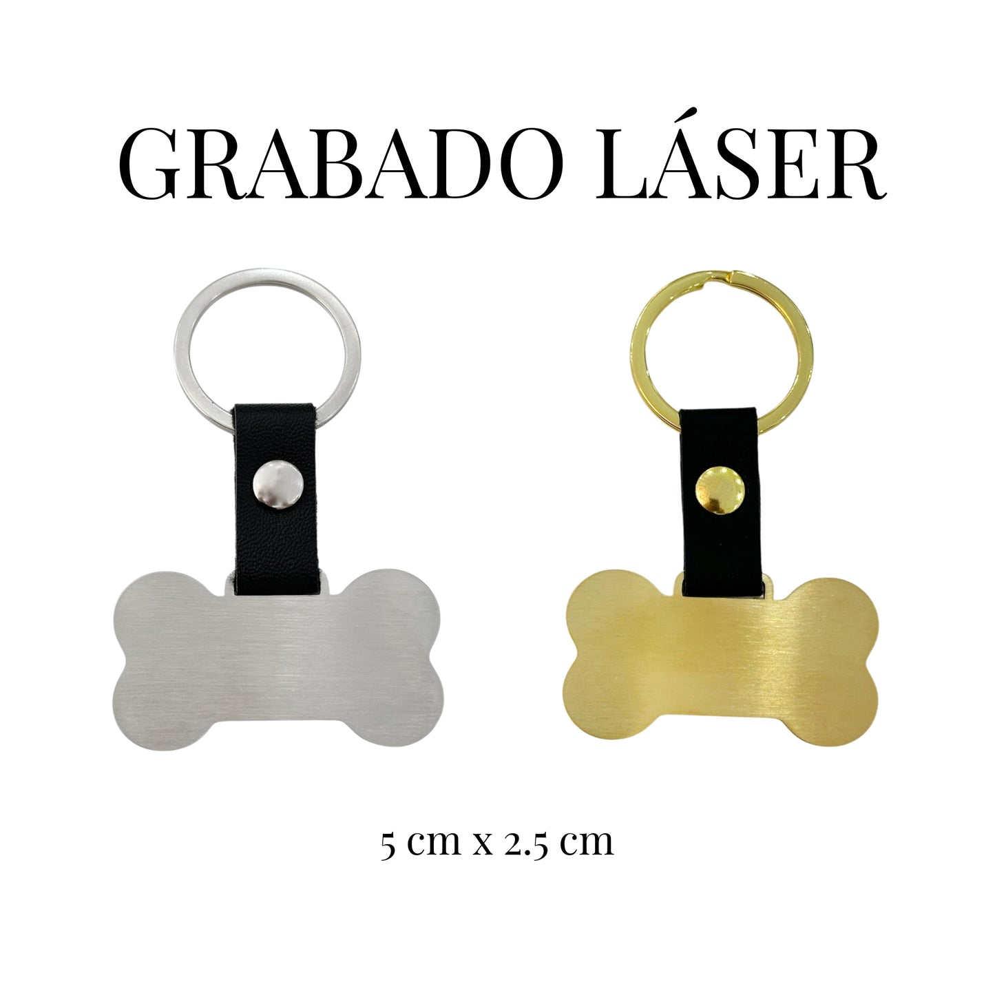PLACA PARA PERRO AGARRE DE PIEL