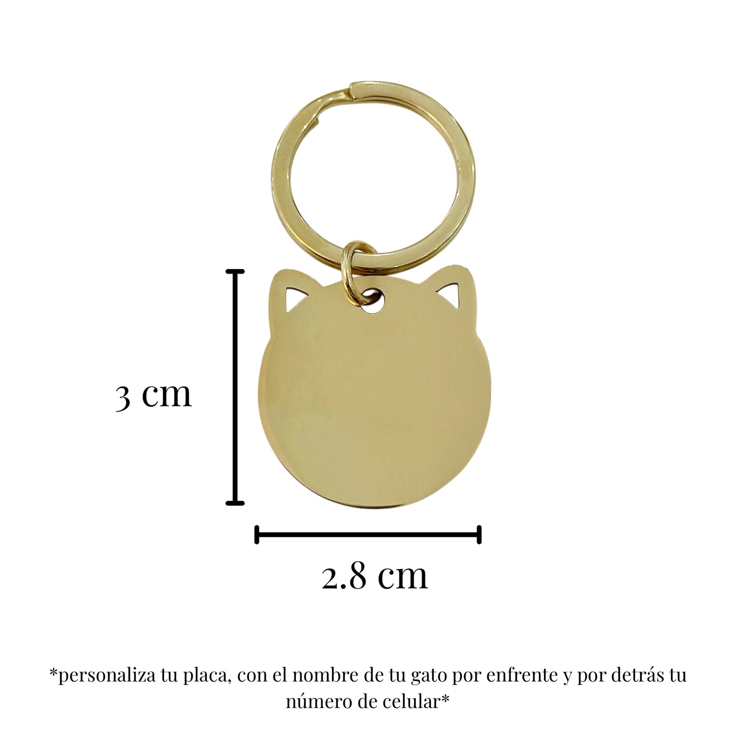 PLACA PARA GATO