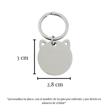 PLACA PARA GATO