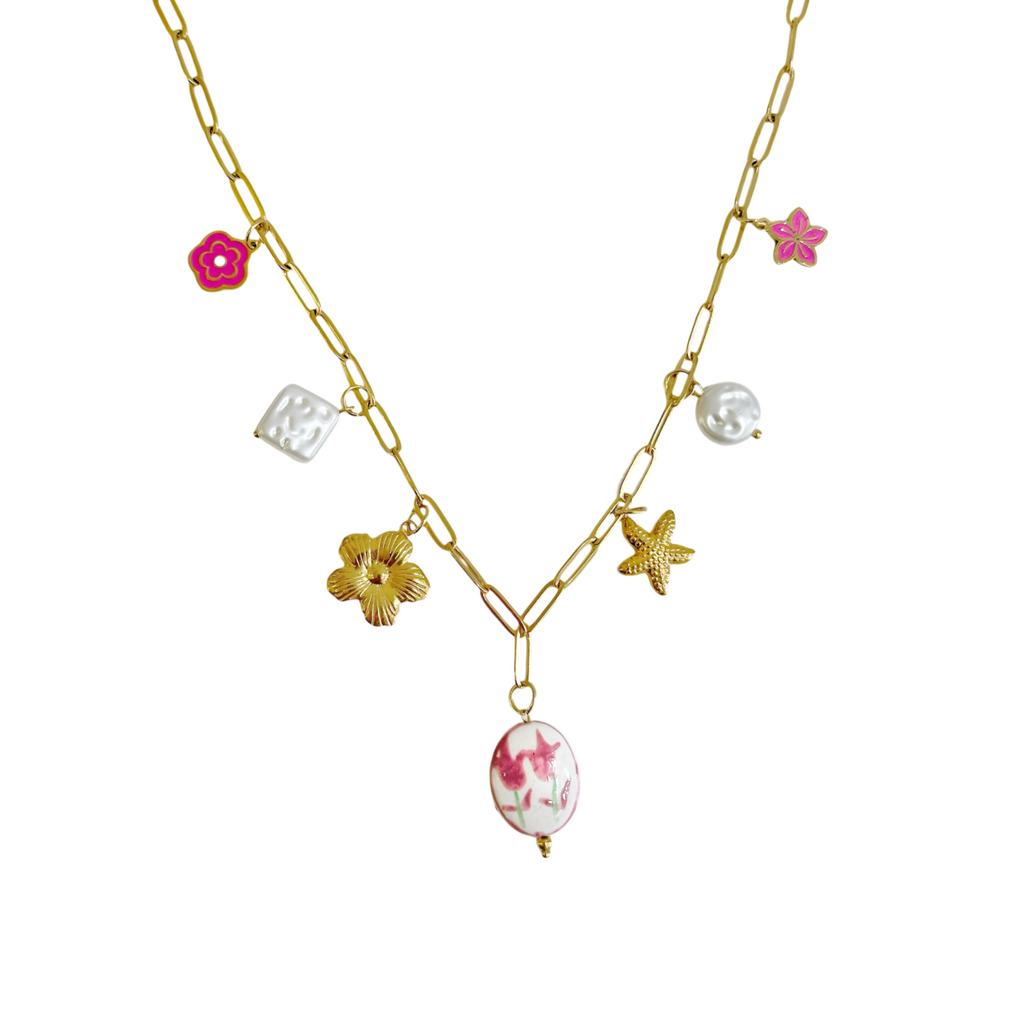 CHOKER DE DIJES ROSA