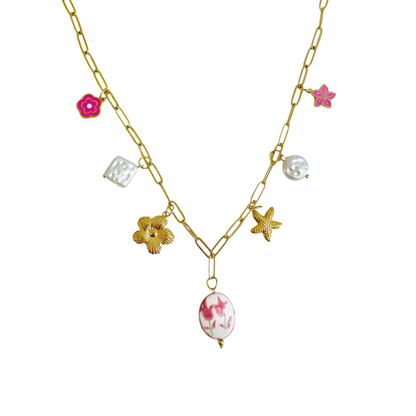 CHOKER DE DIJES ROSA