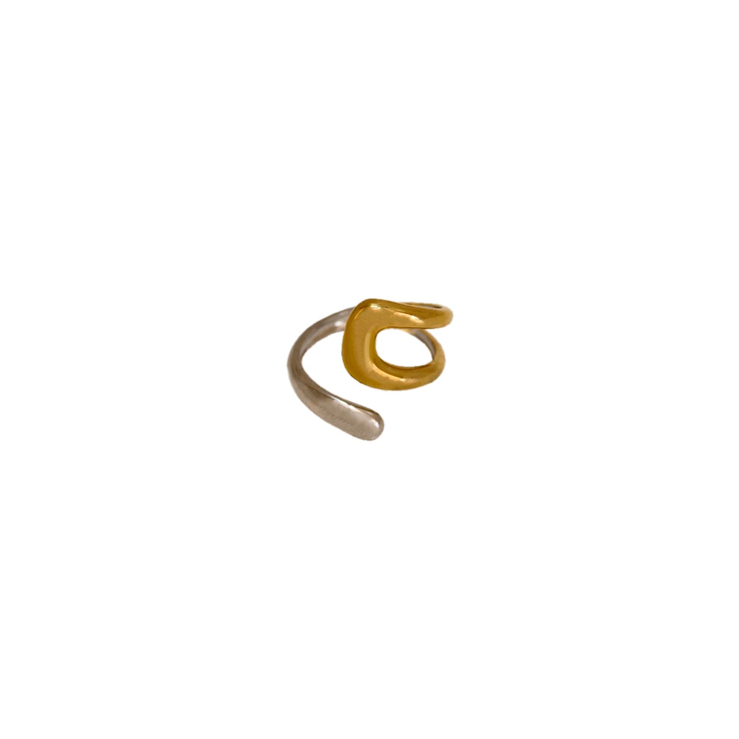 ANILLO ABIERTO BICOLOR