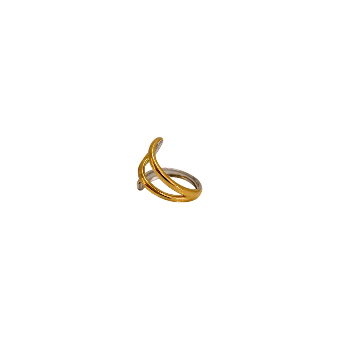 ANILLO ABIERTO BICOLOR