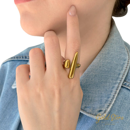 ANILLO LINEAS PARALELAS