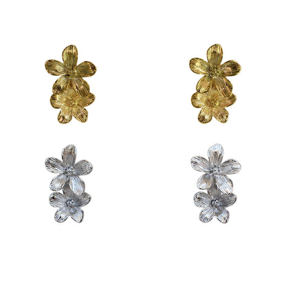 ARETES FLOR DOBLE