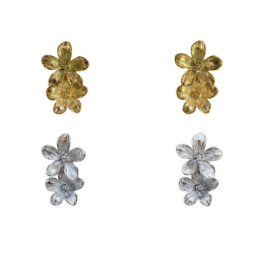 ARETES FLOR DOBLE