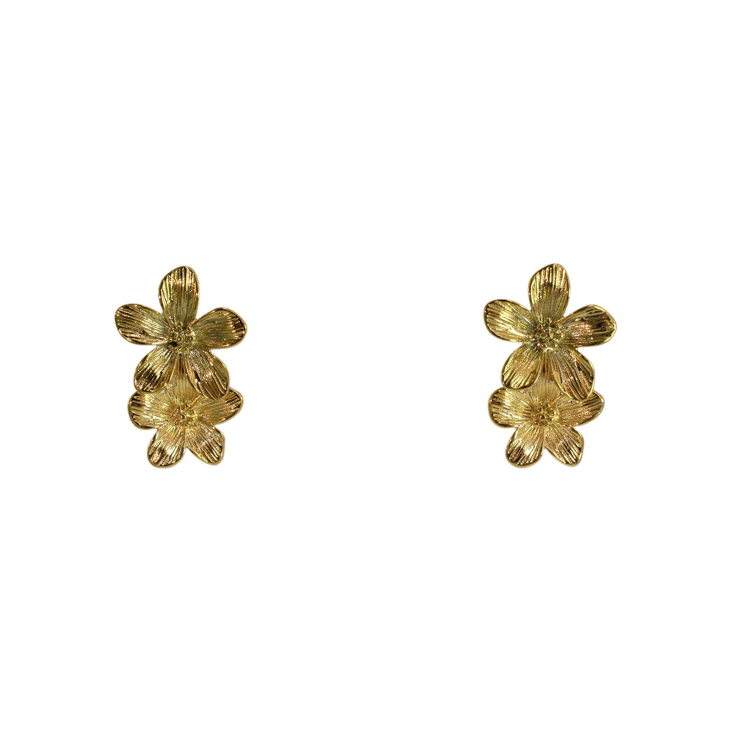 ARETES FLOR DOBLE
