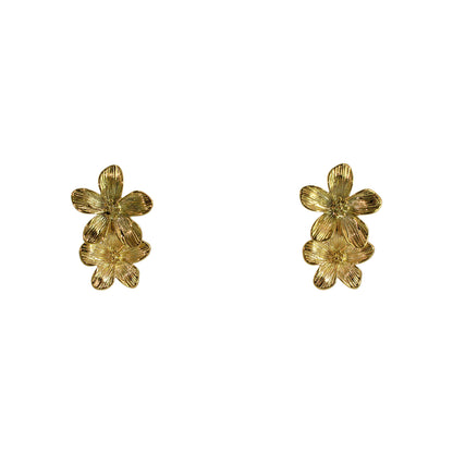 ARETES FLOR DOBLE