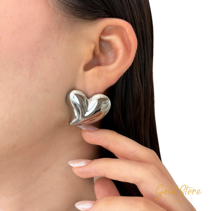 ARETES CORAZÓN CHUNKY