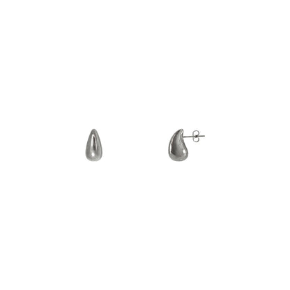 ARETES GOTA PLATEADOS