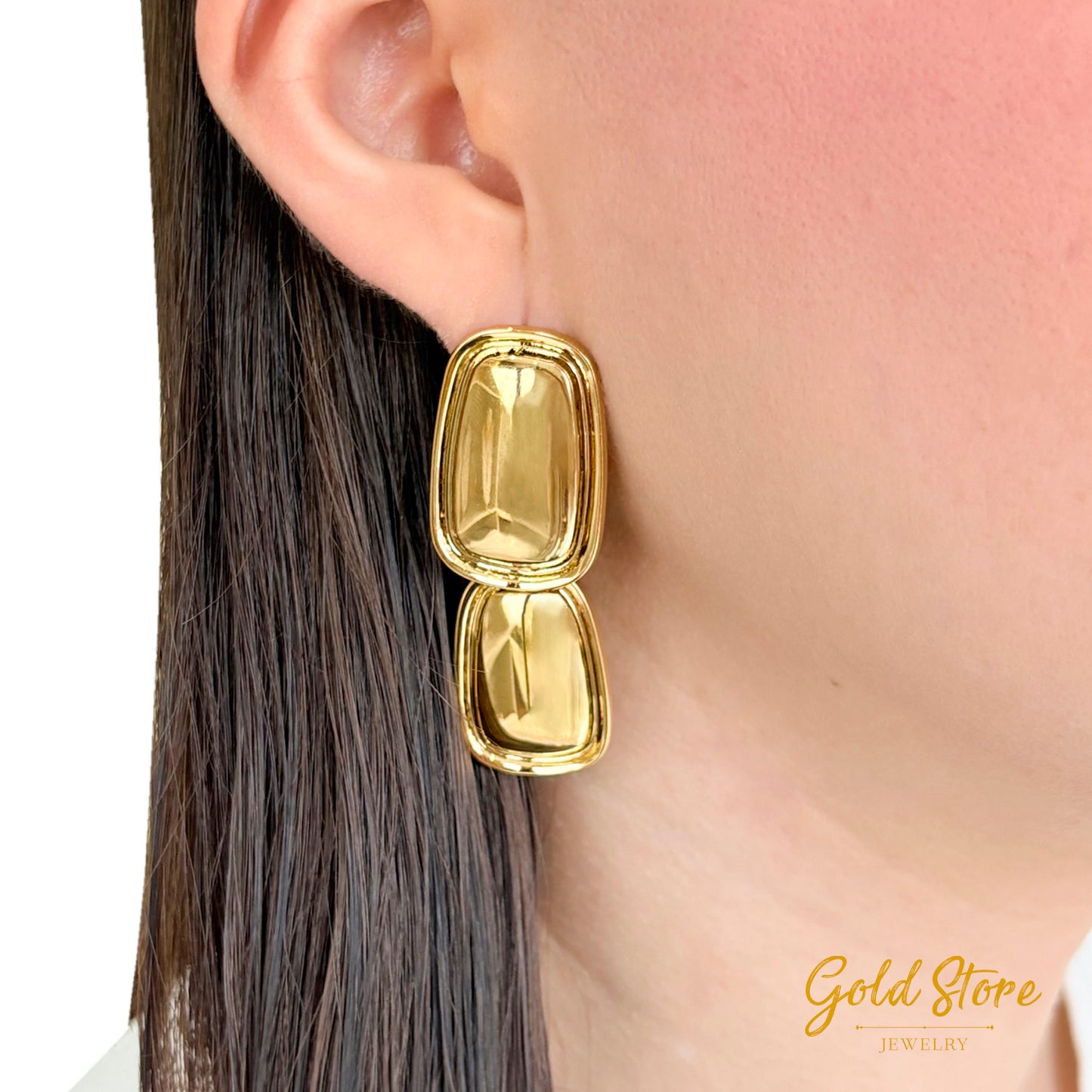 ARETES RECTÁNGULO DOBLE