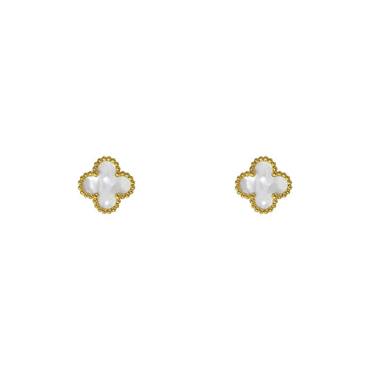 ARETES TREBOL 4 HOJAS