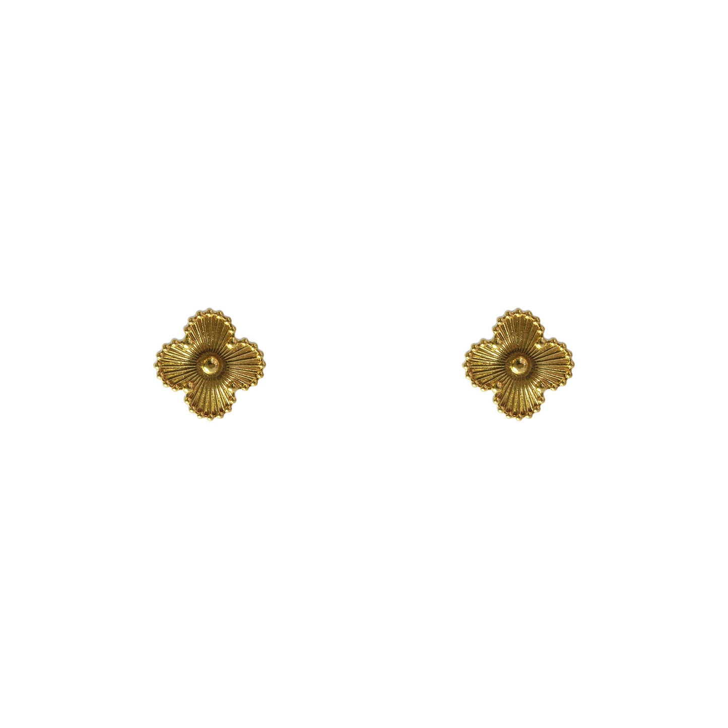 ARETES TREBOL 4 HOJAS