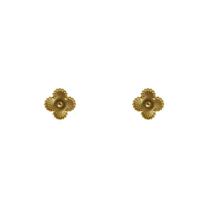 ARETES TREBOL 4 HOJAS