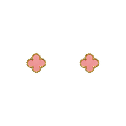 ARETES TREBOL 4 HOJAS