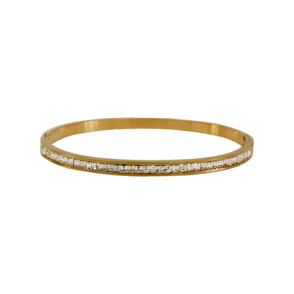BRAZALETE CON BRILLANTES TIPO CANAL