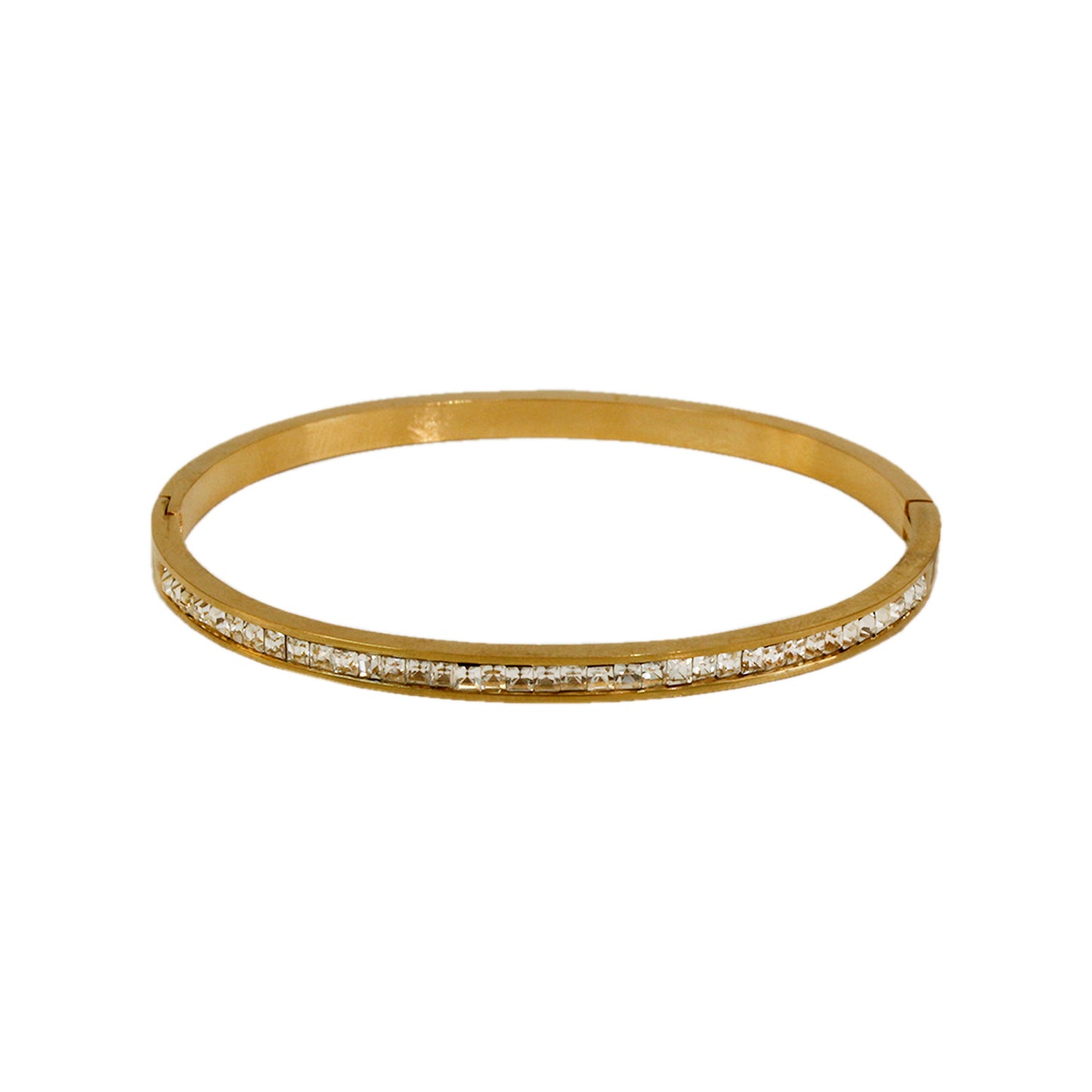 BRAZALETE CON BRILLANTES TIPO CANAL