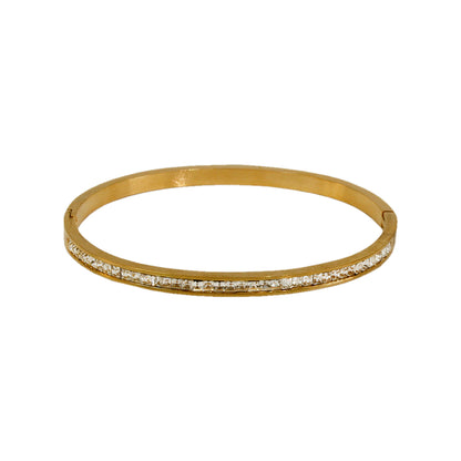 BRAZALETE CON BRILLANTES TIPO CANAL