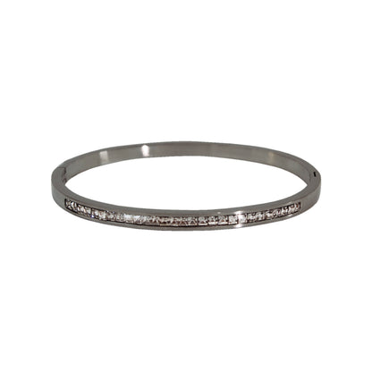 BRAZALETE CON BRILLANTES TIPO CANAL