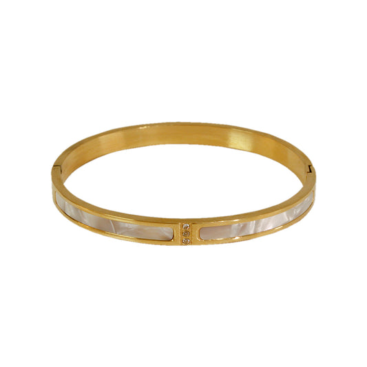 BRAZALETE MADRE PERLA 3 BRILLOS