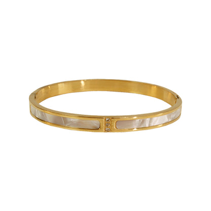 BRAZALETE MADRE PERLA 3 BRILLOS