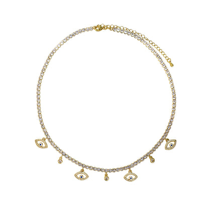 CHOKER OJOS TURCOS