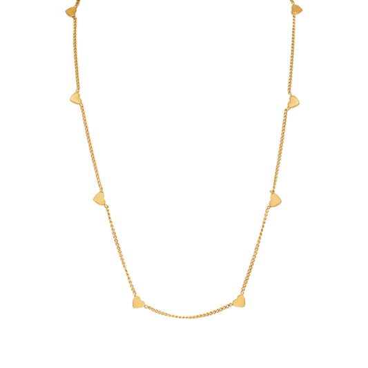 COLLAR 9 CORAZONES MINI