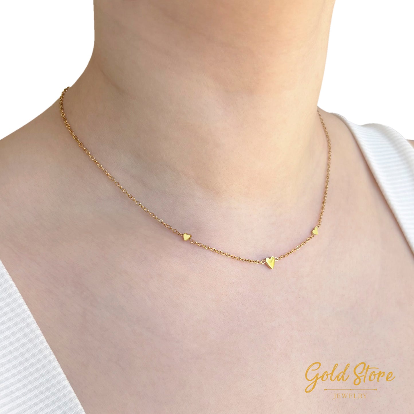 COLLAR CORAZONES MINI