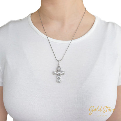 COLLAR DE CRUZ ZIRCONIAS